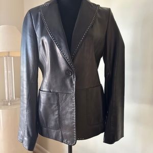 Gorgeous Banana Republic Classic Leather Jacket